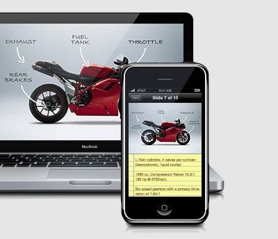 Keynote iPhone iPod touch Fernbedienung
